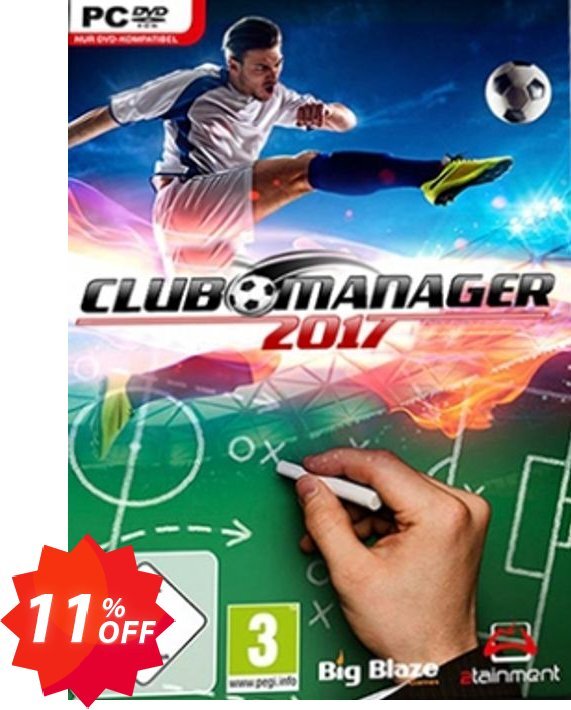 Club Manager 2017 PC Coupon code 11% discount 
