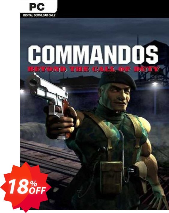 Commandos Beyond the Call of Duty PC Coupon code 18% discount 