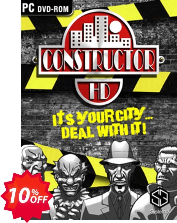 Constructor HD PC Coupon code 10% discount 