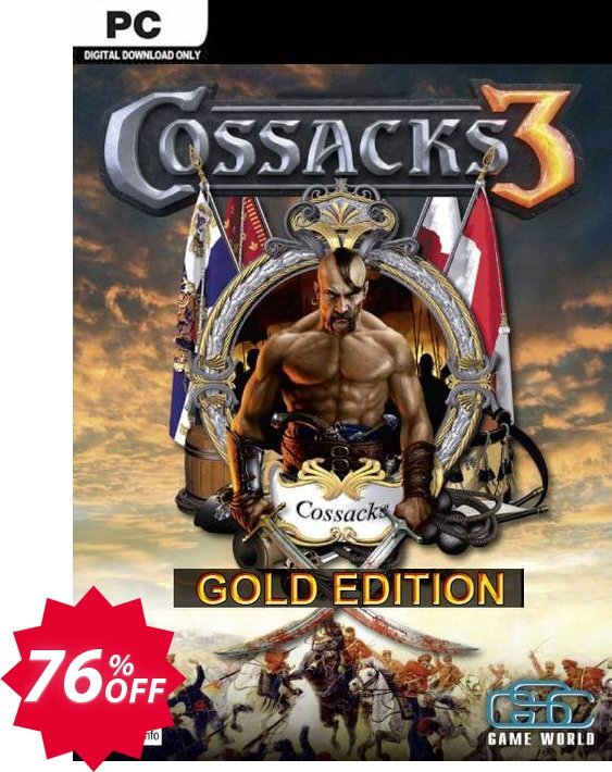 Cossacks 3 - Gold Edition PC Coupon code 76% discount 