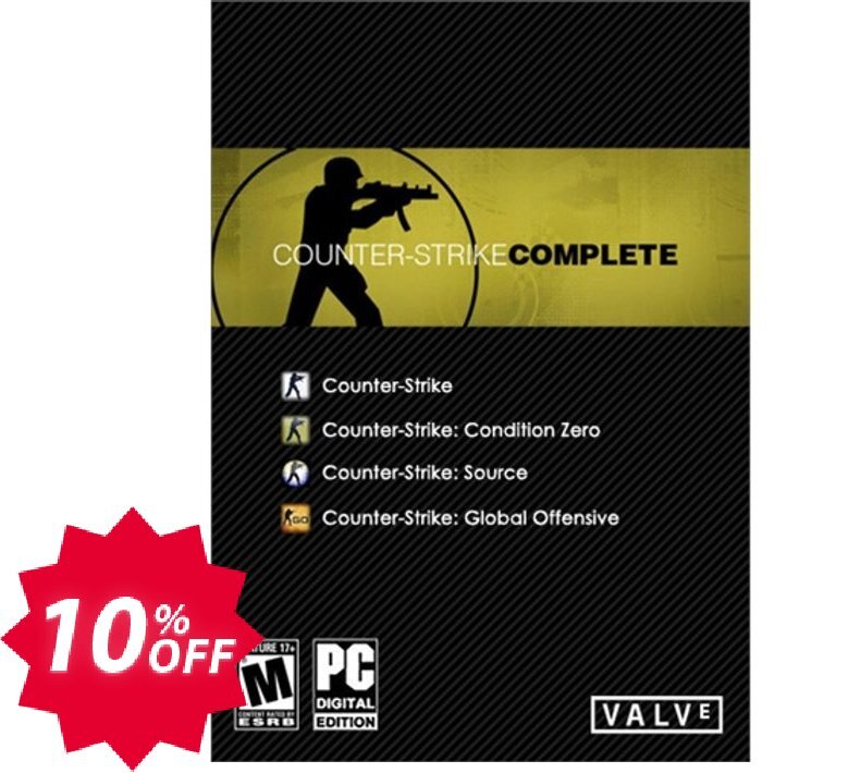Counter Strike, CS Complete PC Coupon code 10% discount 
