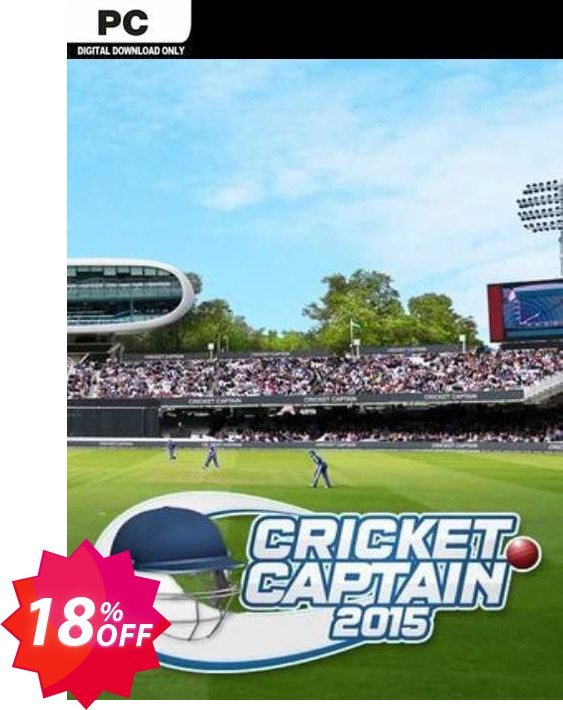 Cricket Captain 2015 PC Coupon code 18% discount 