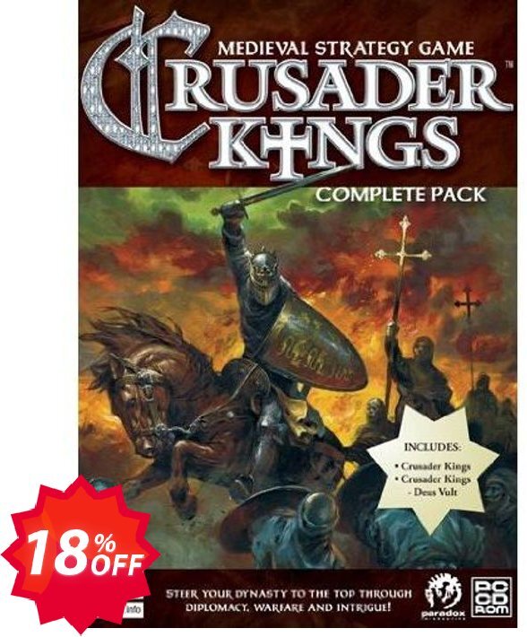 Crusader Kings Complete Pack, PC  Coupon code 18% discount 