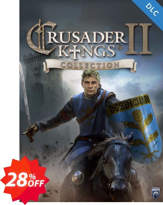 Crusader Kings II 2 PC Collection DLC Coupon code 28% discount 