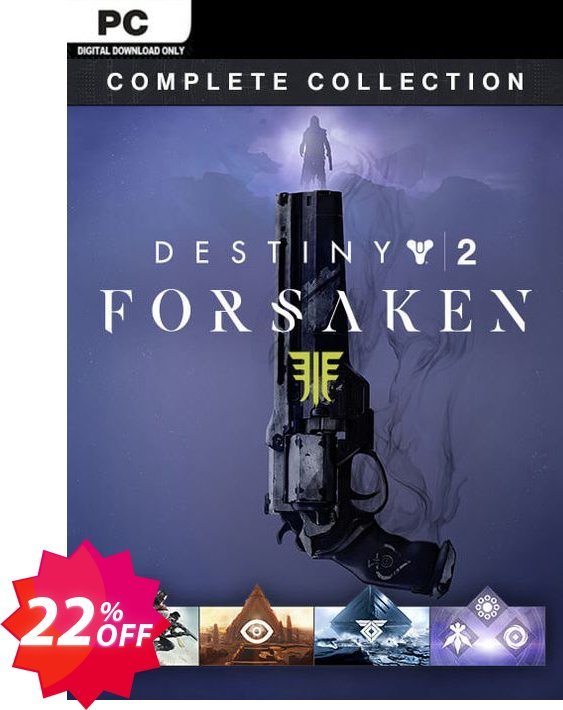 Destiny 2 Forsaken Complete Collection PC, EU  Coupon code 22% discount 