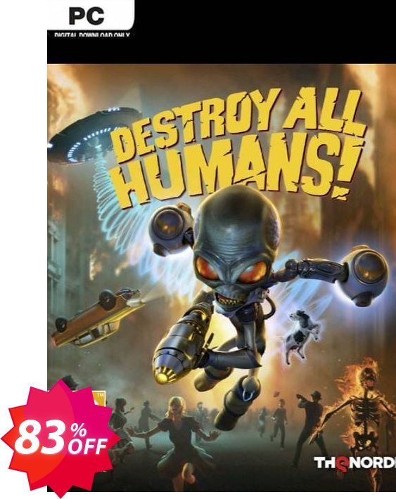 Destroy All Humans! PC Coupon code 83% discount 