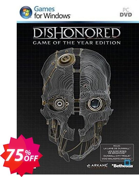 Dishonored Game Of The Year Edition, PC  Coupon code 75% discount 