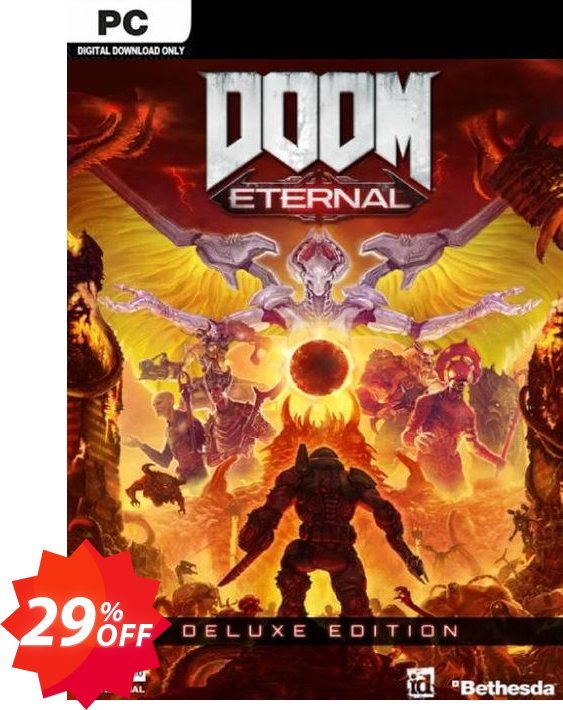DOOM Eternal - Deluxe Edition PC + DLC, EMEA  Coupon code 29% discount 