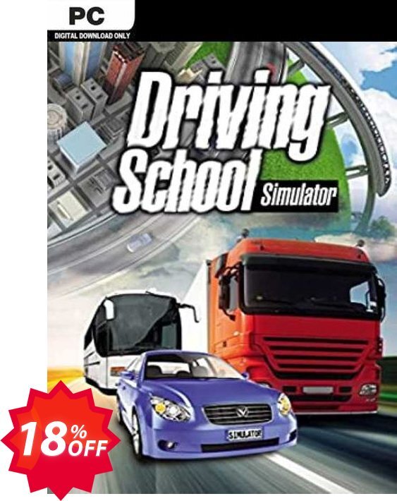 Driving School Simulator PC Coupon code 18% discount 