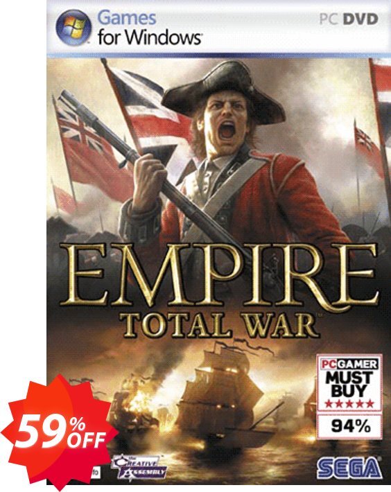 Empire: Total War, PC  Coupon code 59% discount 