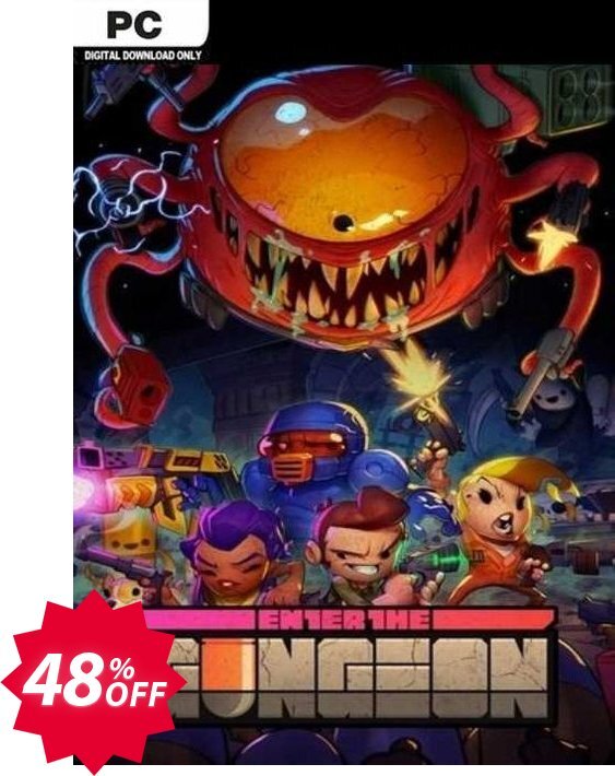 Enter the Gungeon PC Coupon code 48% discount 