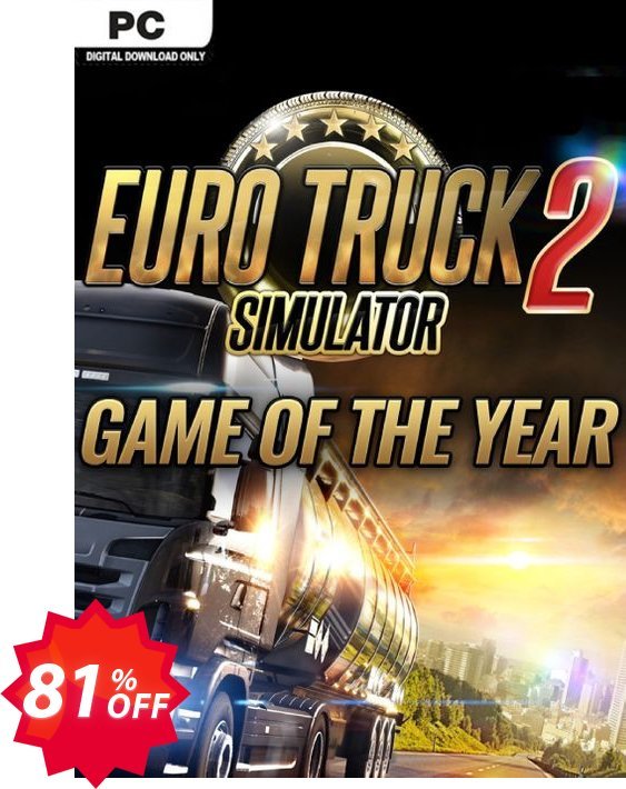 Euro Truck Simulator 2 - GOTY Edition PC Coupon code 81% discount 