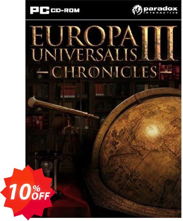 Europa Universalis III 3 Chronicles, PC  Coupon code 10% discount 
