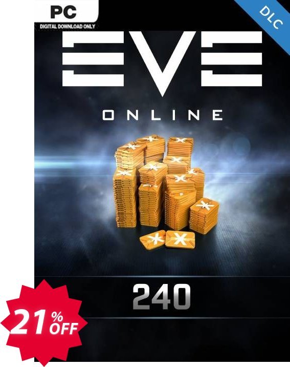 EVE Online - 240 Plex Card PC Coupon code 21% discount 