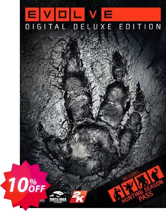 Evolve Digital Deluxe PC Coupon code 10% discount 