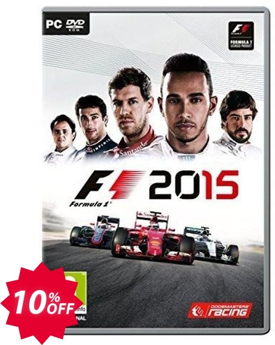 F1 2015 PC Coupon code 10% discount 