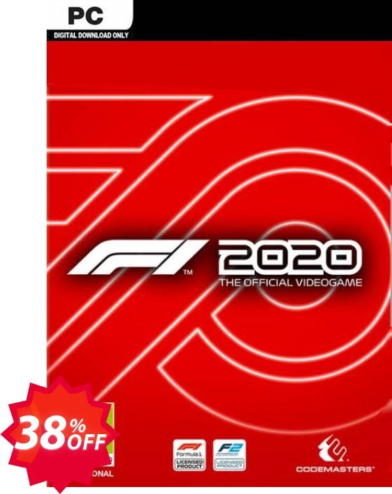 F1 2020 PC Coupon code 38% discount 