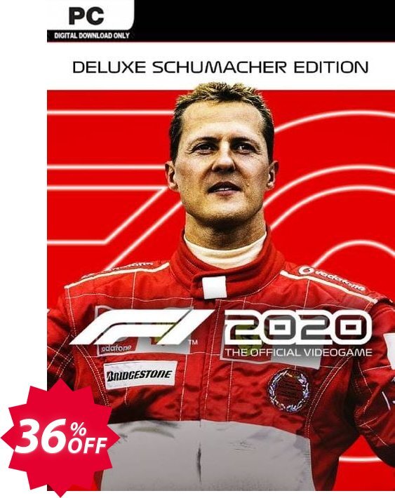 F1 2020 SchuMACher Edition PC Coupon code 36% discount 