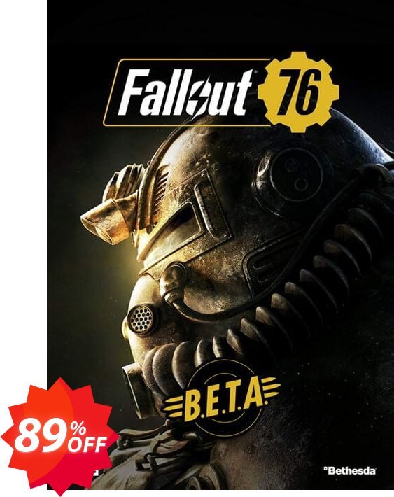 Fallout 76 BETA PC Coupon code 89% discount 
