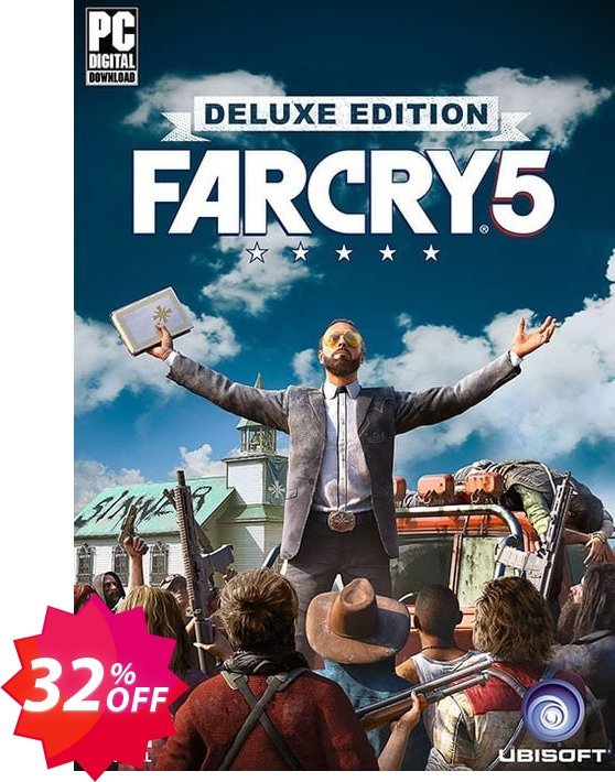 Far Cry 5 Deluxe Edition PC Coupon code 32% discount 