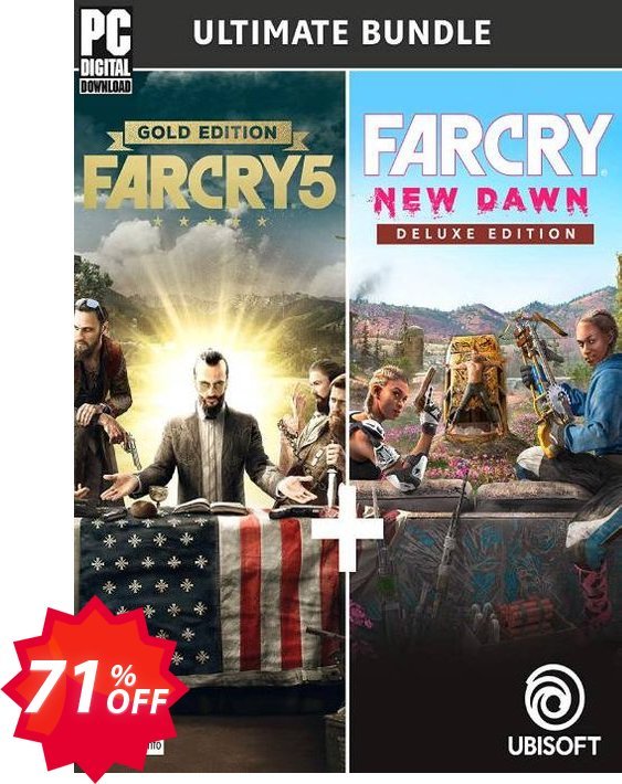 Far Cry New Dawn + Far Cry 5 - Ultimate Bundle PC Coupon code 71% discount 
