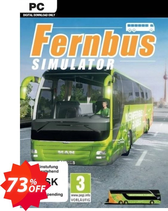 Fernbus Simulator PC Coupon code 73% discount 
