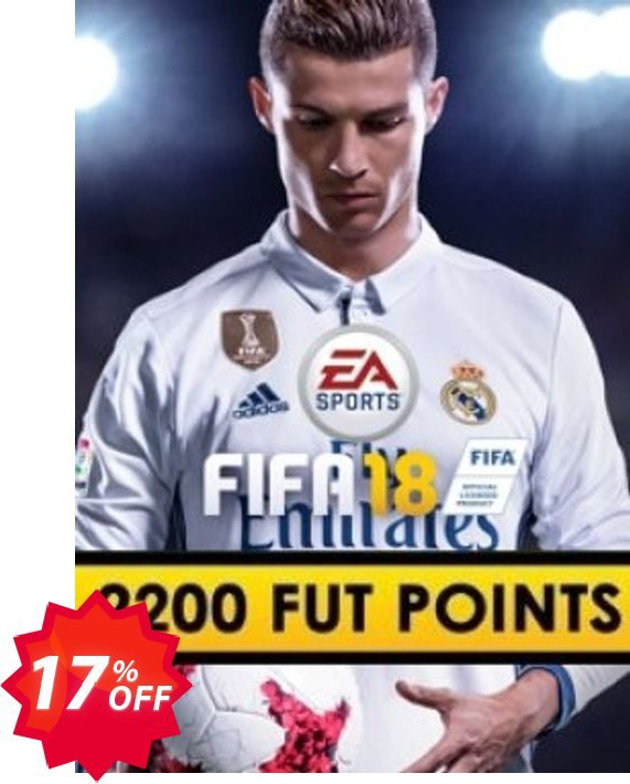 FIFA 18 - 2200 FUT Points PC Coupon code 17% discount 