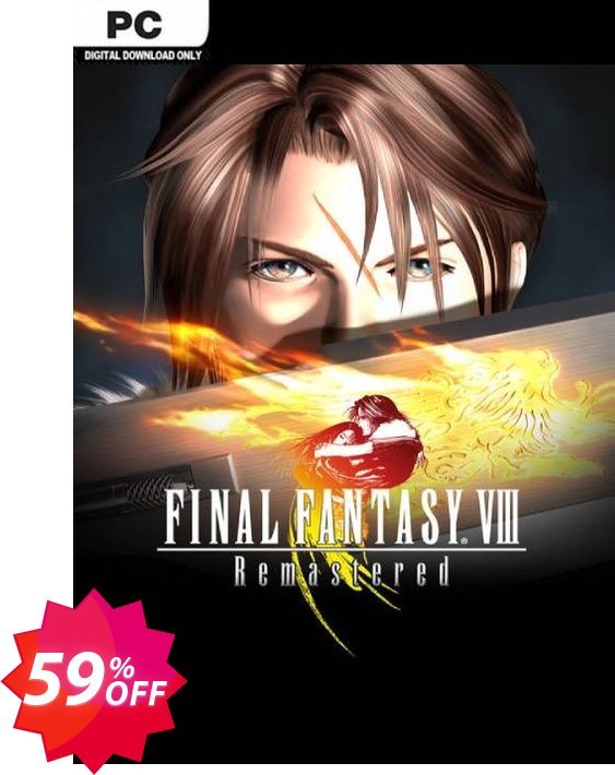 Final Fantasy VIII 8 - Remastered PC Coupon code 59% discount 