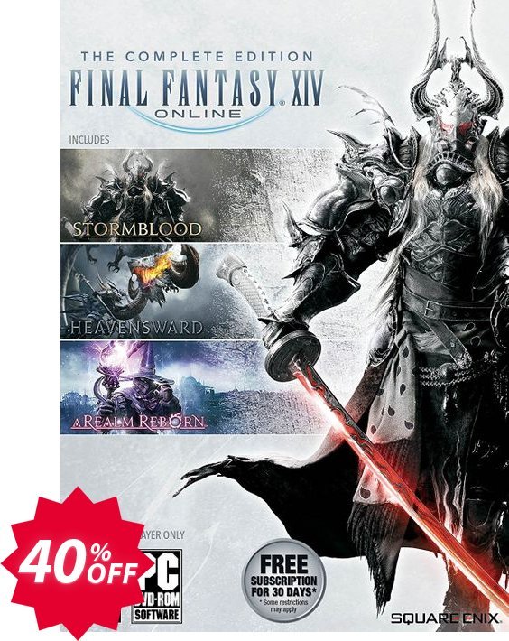 Final Fantasy XIV 14: Online Complete Edition PC Coupon code 40% discount 