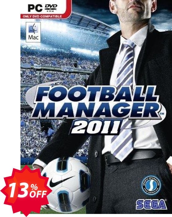 Football Manager 2011 PC Coupon code 13% discount 