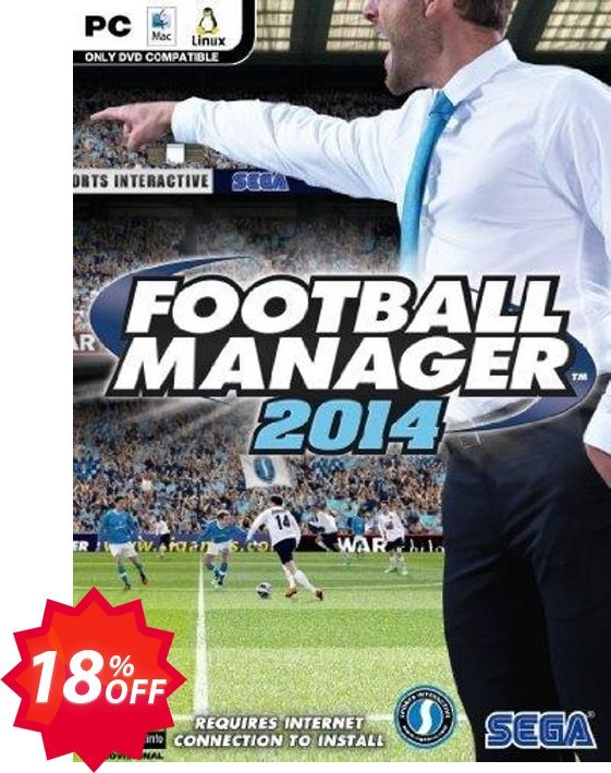 Football Manager 2014 PC Coupon code 18% discount 