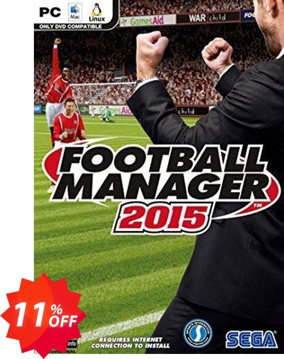 Football Manager 2015 inc. Beta PC/MAC Coupon code 11% discount 