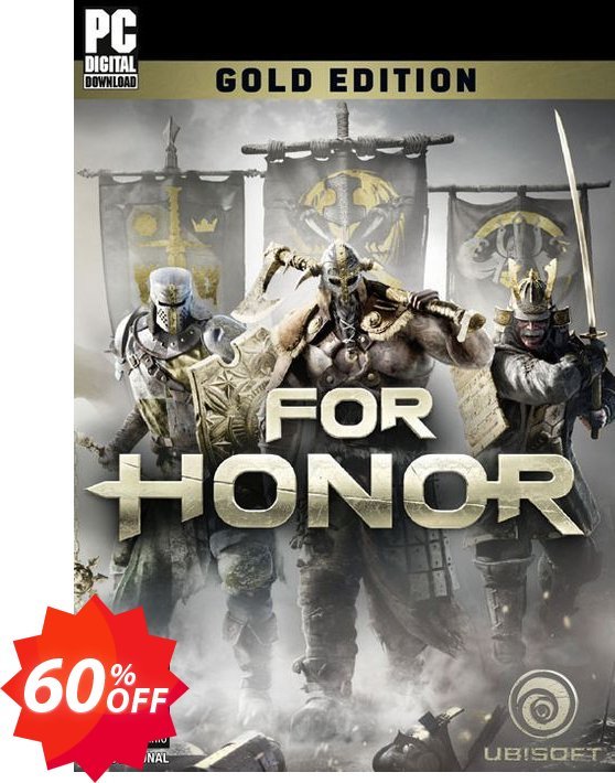 For Honor Gold Edition PC Coupon code 60% discount 