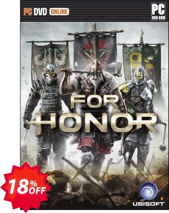 For Honor PC, US  Coupon code 18% discount 