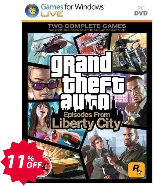 Grand Theft Auto: Episodes from Liberty City, PC  Coupon code 11% discount 