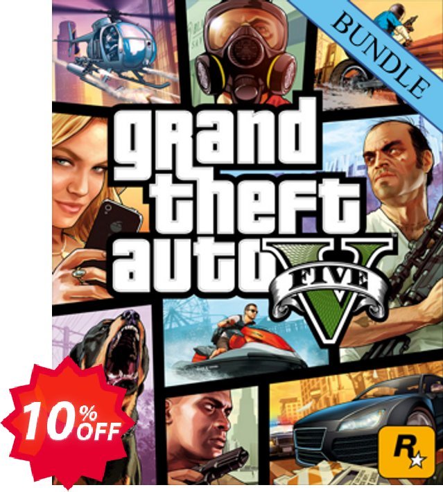 Grand Theft Auto V 5 - Whale Shark Card Bundle PC Coupon code 10% discount 
