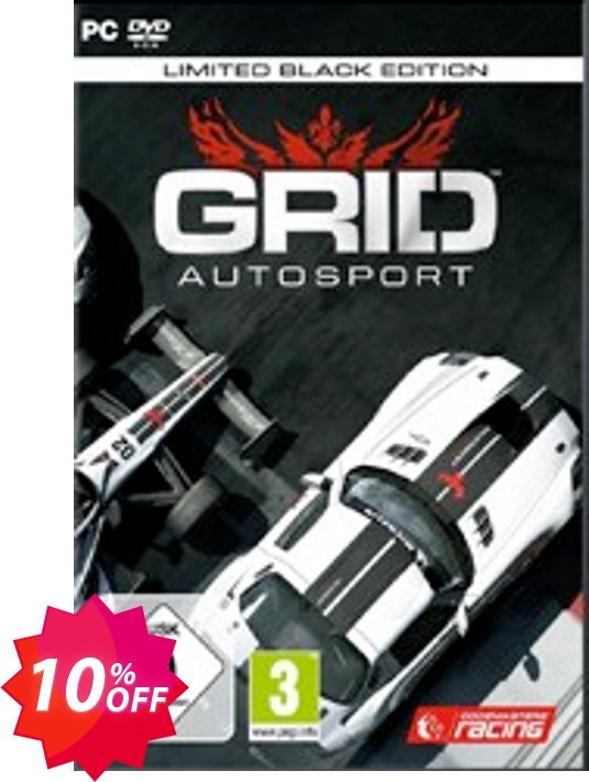 Grid Autosport Black Edition PC Coupon code 10% discount 