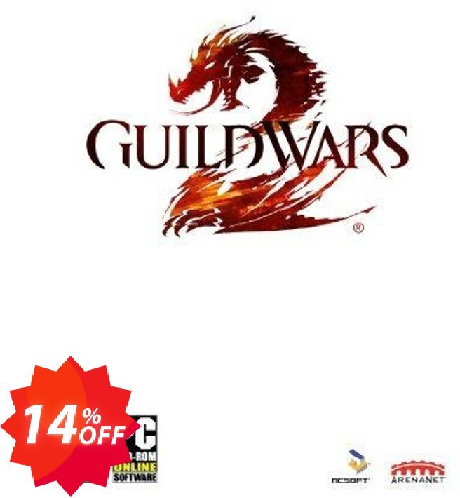 Guild Wars 2 Digital Deluxe, PC  Coupon code 14% discount 