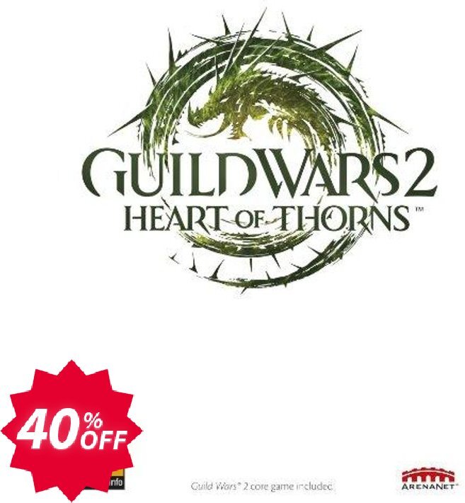 Guild Wars 2 Heart of Thorns PC Coupon code 40% discount 