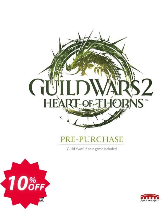 Guild Wars 2: Heart of Thorns Pre Purchase Edition PC Coupon code 10% discount 