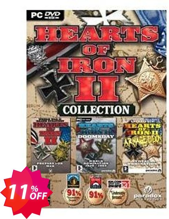 Hearts of Iron Collection - HOI2, Doomsday and Armageddon, PC  Coupon code 11% discount 