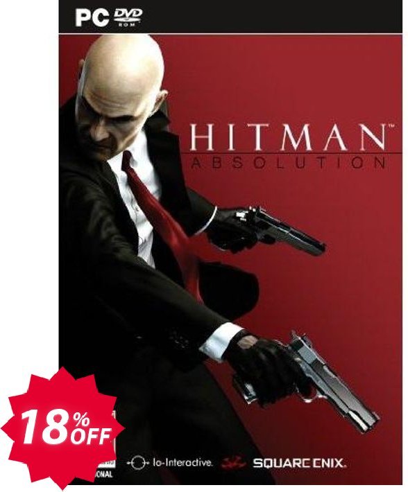 Hitman Absolution, PC  Coupon code 18% discount 