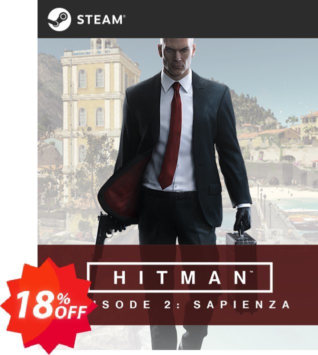 Hitman Episode 2: Sapienza PC Coupon code 18% discount 