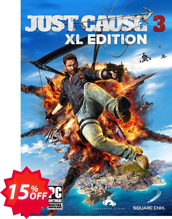 Just Cause 3 XL Edition PC Coupon code 15% discount 