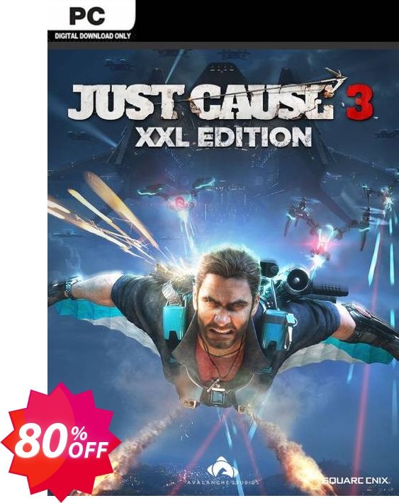 Just Cause 3 XXL PC Coupon code 80% discount 