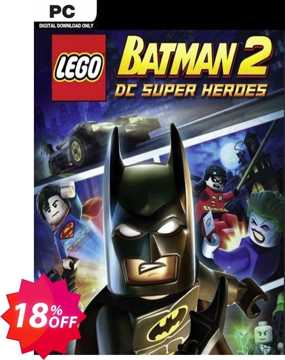 Lego Batman 2: DC Super Heroes, PC  Coupon code 18% discount 