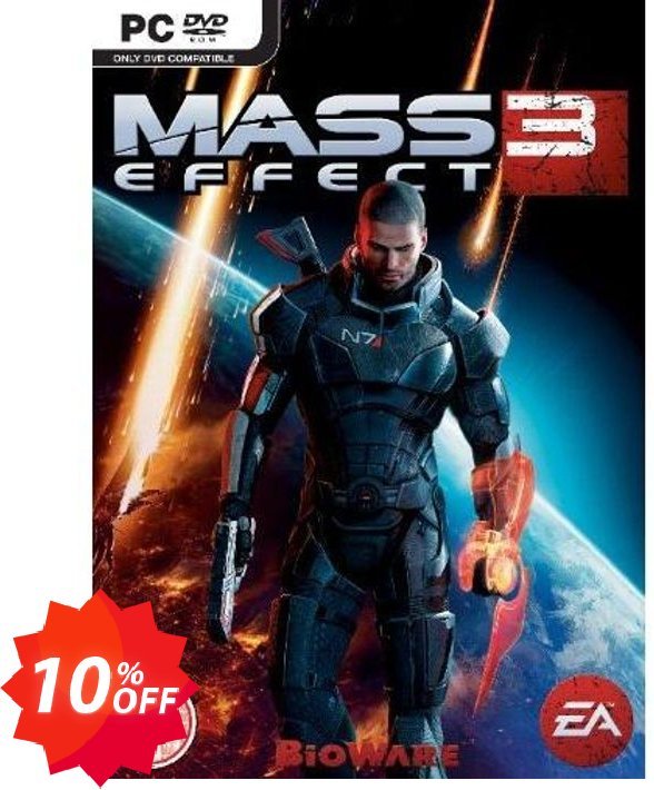 Mass Effect 3 PC Coupon code 10% discount 