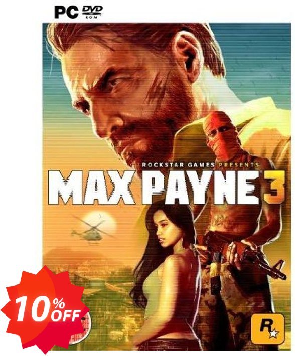 Max Payne 3, PC  Coupon code 10% discount 
