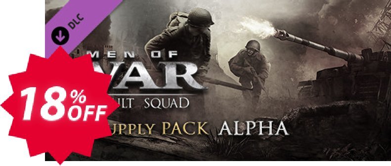 Men of War Assault Squad MP Supply Pack Alpha PC Coupon code 18% discount 