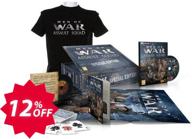 Men Of War: Assault Squad: Special Edition, PC-DVD  Coupon code 12% discount 